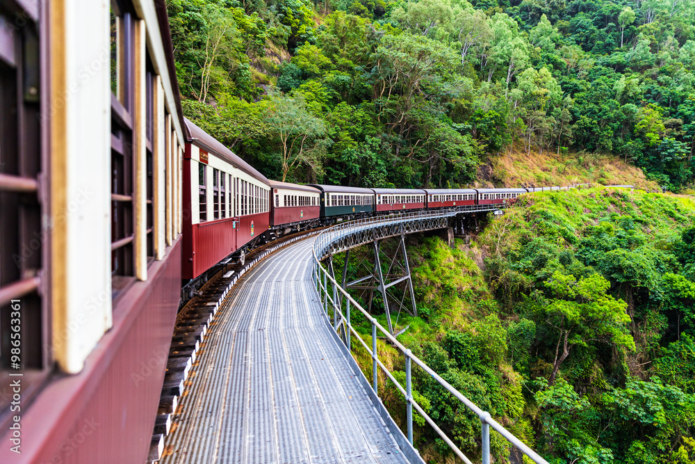 Kuranda Scenic Railway in Far North Queensland, Australia