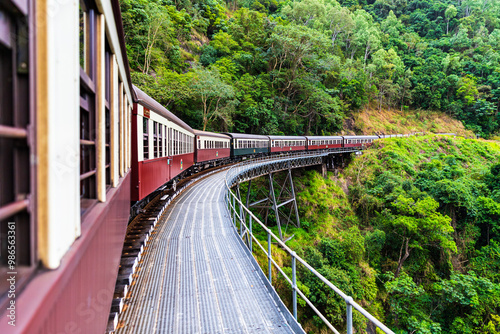 Obraz na płótnie Kuranda Scenic Railway in Far North Queensland, Australia w salonie