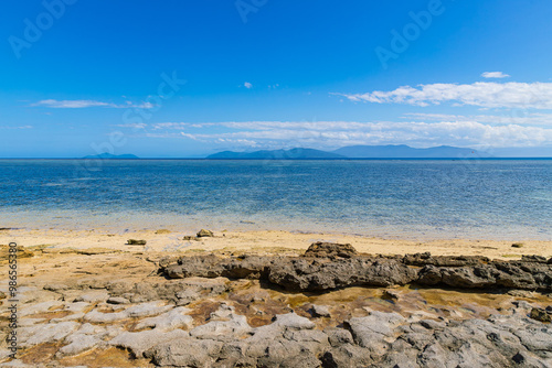 Obraz na płótnie Green Island in Queensland, Australia w salonie