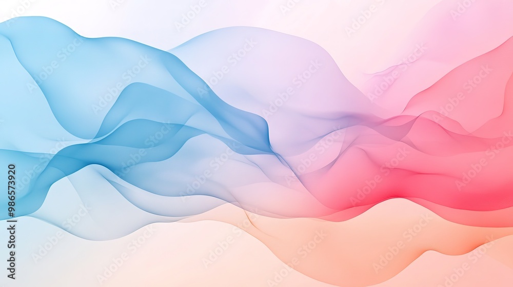 Gentle abstract gradient blending pastel shades harmoniously Gentle abstract gradient blending pastel shades harmoniously