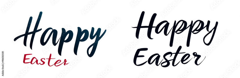 Happy Easter text design with festive and cheerful vibe, perfect for celebrating holiday Happy Easter text design with festive and cheerful vibe, perfect for celebrating holiday