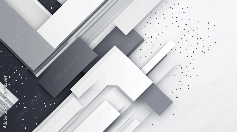 Technology banner design with white and grey arrows. Technology banner design with white and grey arrows.