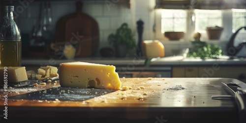 Dairy product on the countertop photo