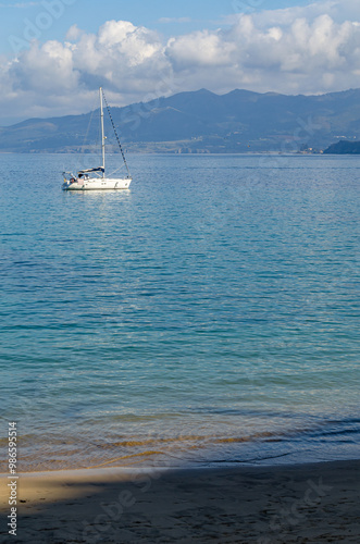 Seascape from Lastres, Asturias, Spain photo