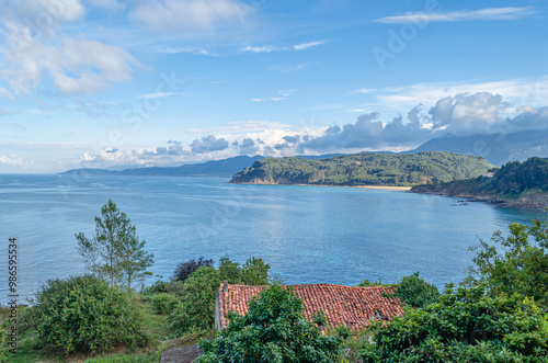 Seascape from Lastres, Asturias, Spain photo