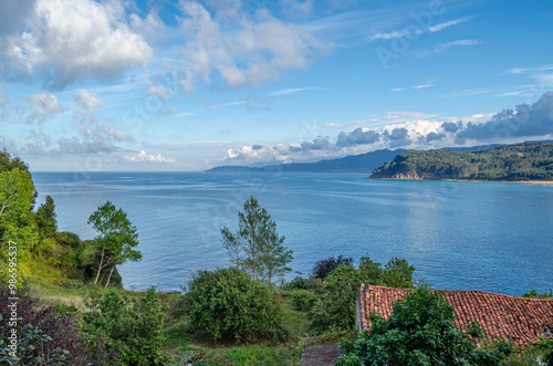 Seascape from Lastres, Asturias, Spain photo