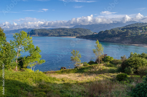 Seascape from Lastres, Asturias, Spain photo