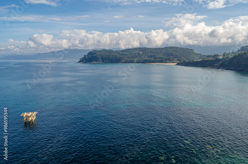 Seascape from Lastres, Asturias, Spain photo