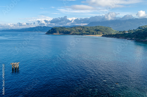 Seascape from Lastres, Asturias, Spain photo