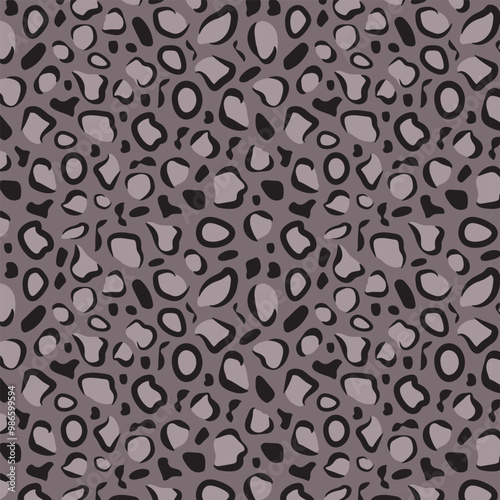 Leopard Print seamless vector pattern.
