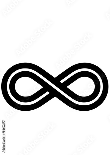 Infinity Symbol SVG, Infinity Symbol Design, Swirl SVG, Flourish SVG, Ifinity Symbol Silhouette, Icon, Cut file for Cricut SVG, JPG, PNG