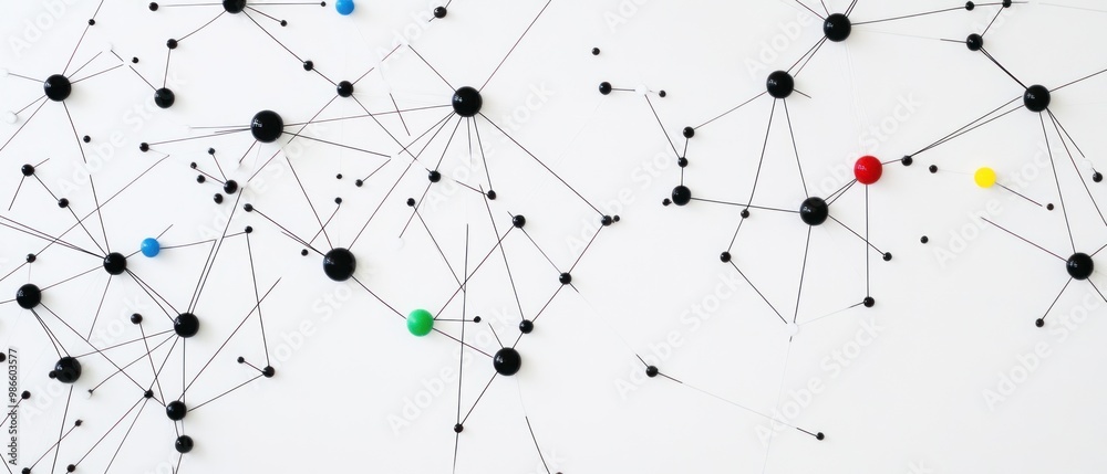 Abstract Network Visualization Abstract Network Visualization