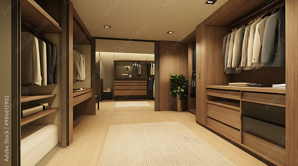 Contemporary Dressing Area Featuring Generous Storage Options, Stylish Furniture, and Artistic Wall Decor for an Elegant Touch Contemporary Dressing Area Featuring Generous Storage Options, Stylish Furniture, and Artistic Wall Decor for an Elegant Touch