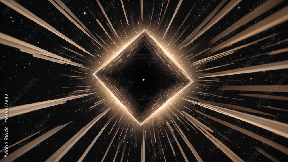 Obraz premium background with glowing stars