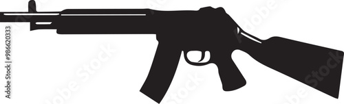 Weapons silhouette vector EPS