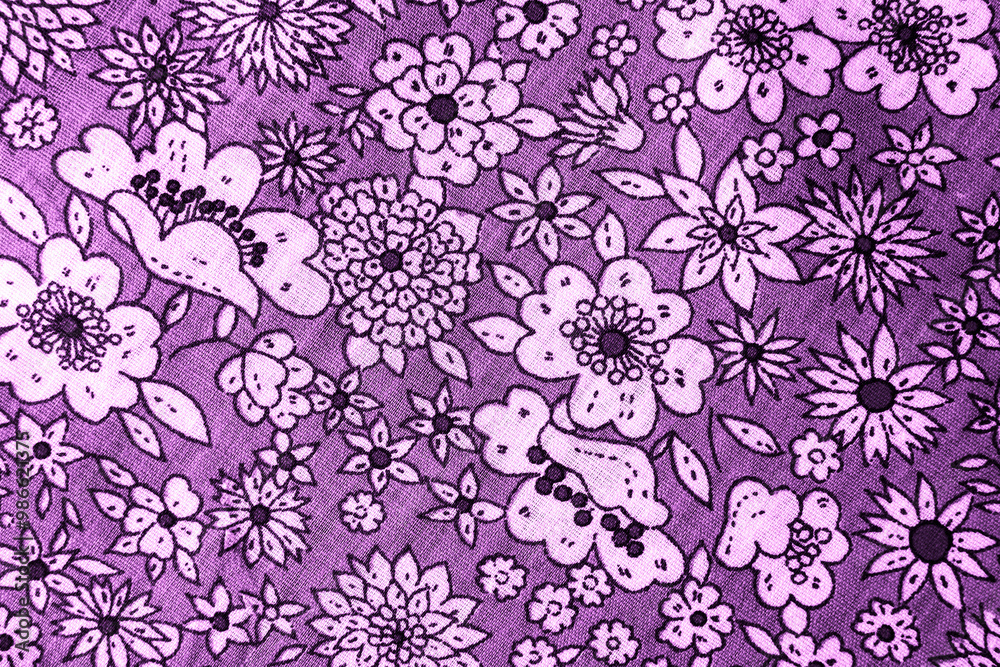 lilac floral pattern on fabric. wallpaper in a rustic modern design. lilac textile texture. lilac floral pattern on fabric. wallpaper in a rustic modern design. lilac textile texture.