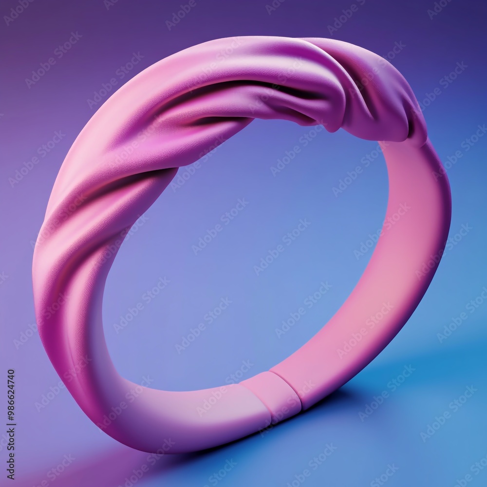 3D Hairband Icon: Trendy Hair Accessory Illustration Logo 3D Hairband Icon: Trendy Hair Accessory Illustration Logo