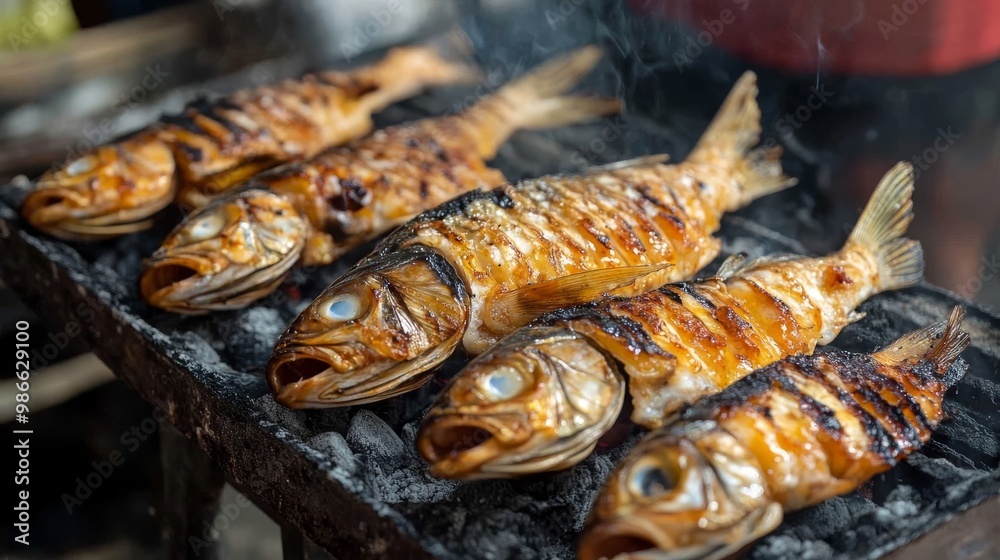 Grilled catfish Grilled catfish