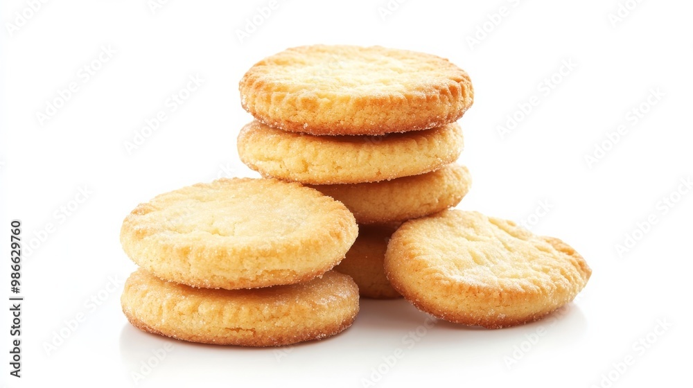 Stacked shortbread cookies Stacked shortbread cookies