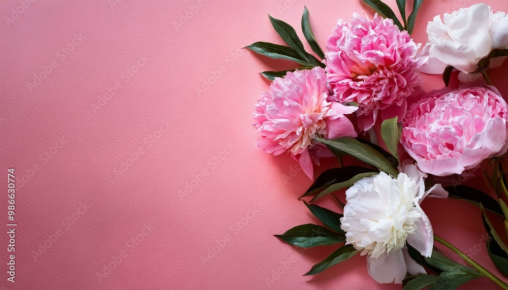 bouquet of pink peonies bouquet of pink peonies