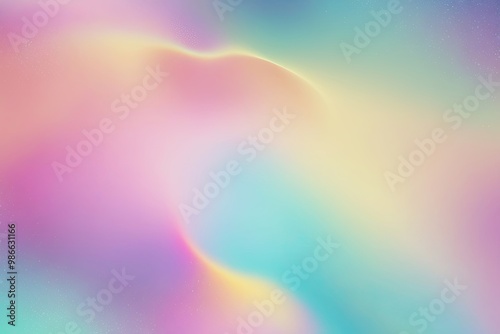 4K Colorful Pastel Gradient with Soft Noise - Retro Abstract Banner Background photo