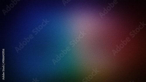 A vibrant multicolored gradient with a grainy texture, blending shades of blue, purple, red, green, and yellow. Ideal for 4K backgrounds, wallpapers, banners, and creative design projects