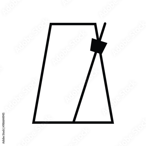 Vector Metronome Icon. Metronome Symbol