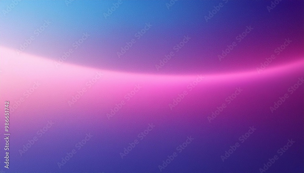 Fototapeta premium Soft pink and purple gradient lighting effect on a blue grainy background