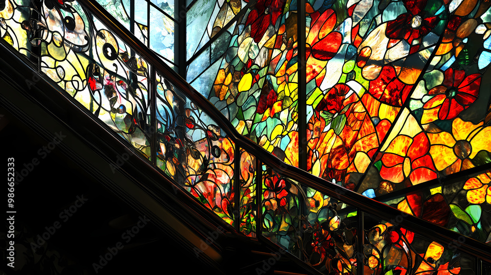 stained glass window stained glass window