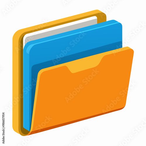 3d folder icon
