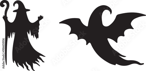 Halloween Ghost Vector Pack – Scary and Cute Ghost Designs for Digital & Print Use