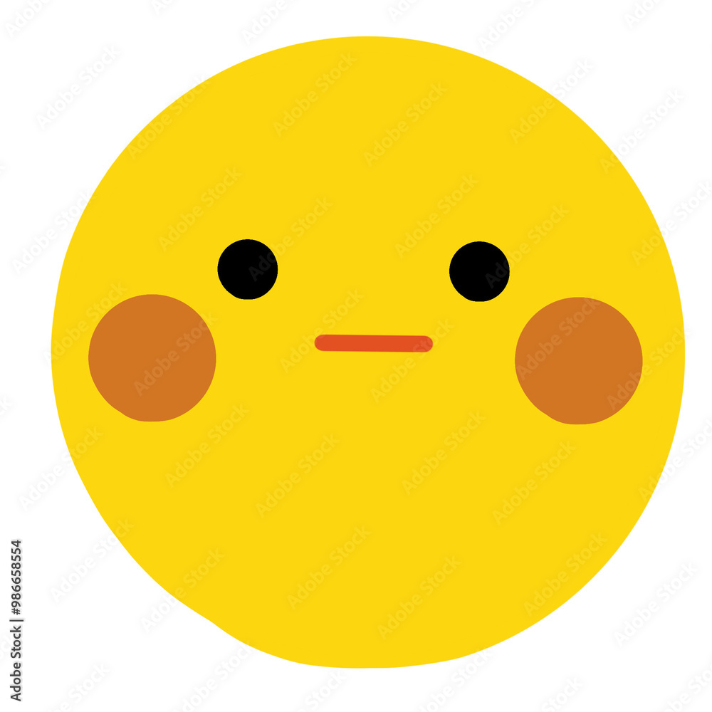 emoticon face expression isolated elements