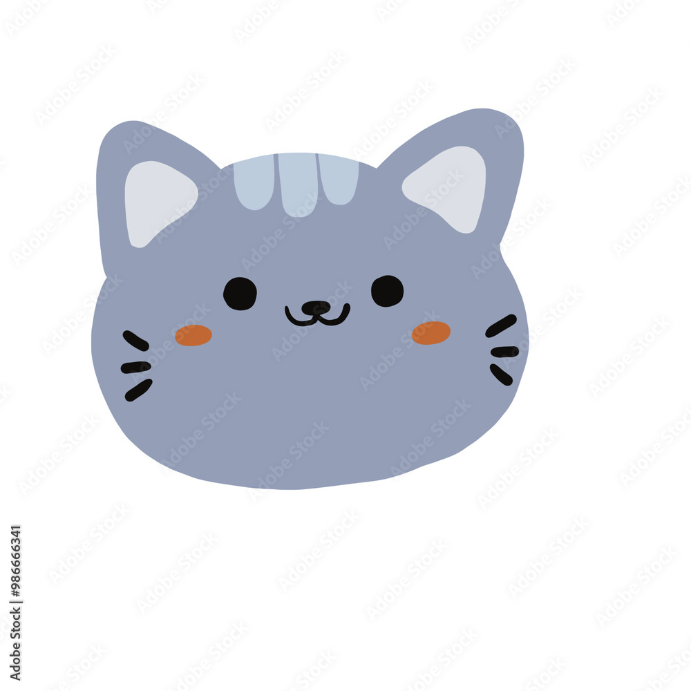 cute cat face illustration cute cat face illustration