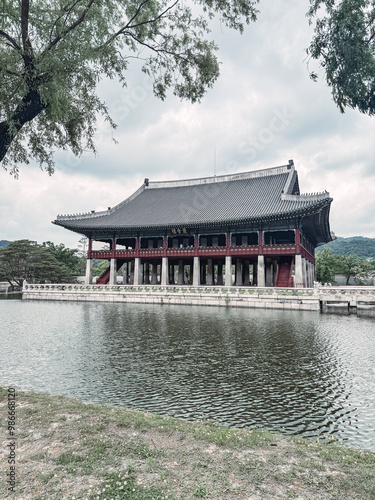 Gyeonghoeru Pavilion of Gyeongbokgung Palace photo