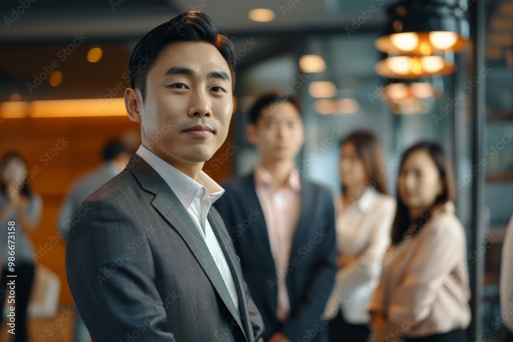 Team of business professionals who have inherited their enterprise, full of enthusiasm and determination to drive it forward in the modern era.