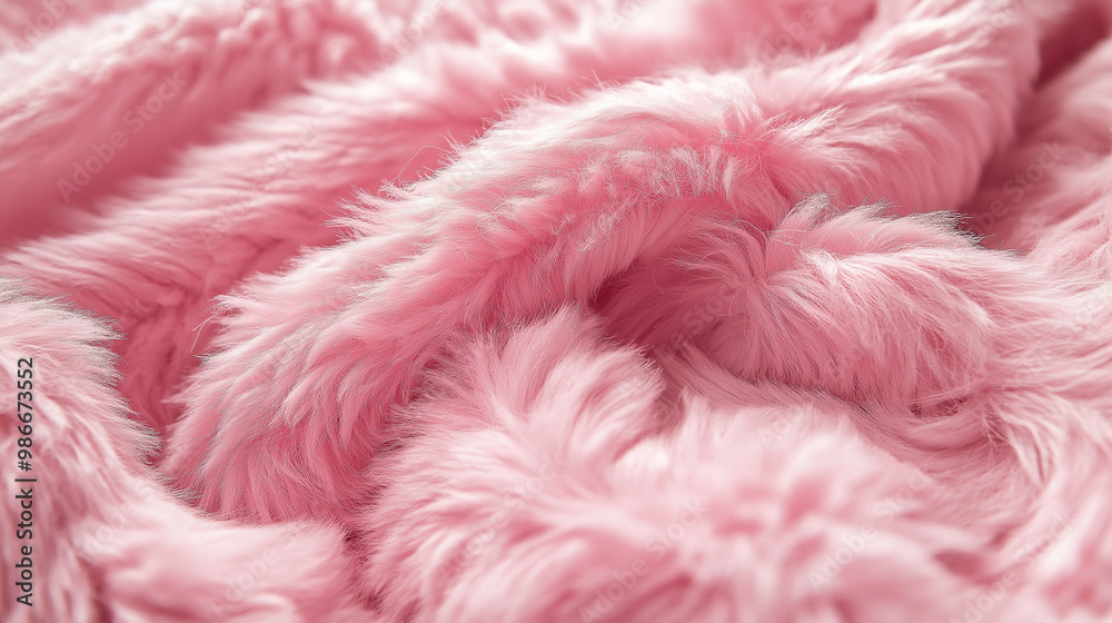 a meticulously styled close-up of a hot pink fleece fabric, emphasizing its luxurious softness and fluffy texture, the carefully arranged fibers create an elegant, inviting atmosphere a meticulously styled close-up of a hot pink fleece fabric, emphasizing its luxurious softness and fluffy texture, the carefully arranged fibers create an elegant, inviting atmosphere