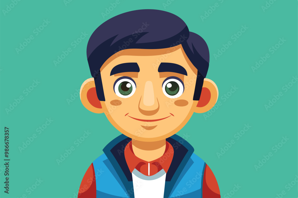 A cheerful young man cartoon illustration designed for customization with vibrant colors, Customizable Cartoon Illustration - Contact us A cheerful young man cartoon illustration designed for customization with vibrant colors, Customizable Cartoon Illustration - Contact us