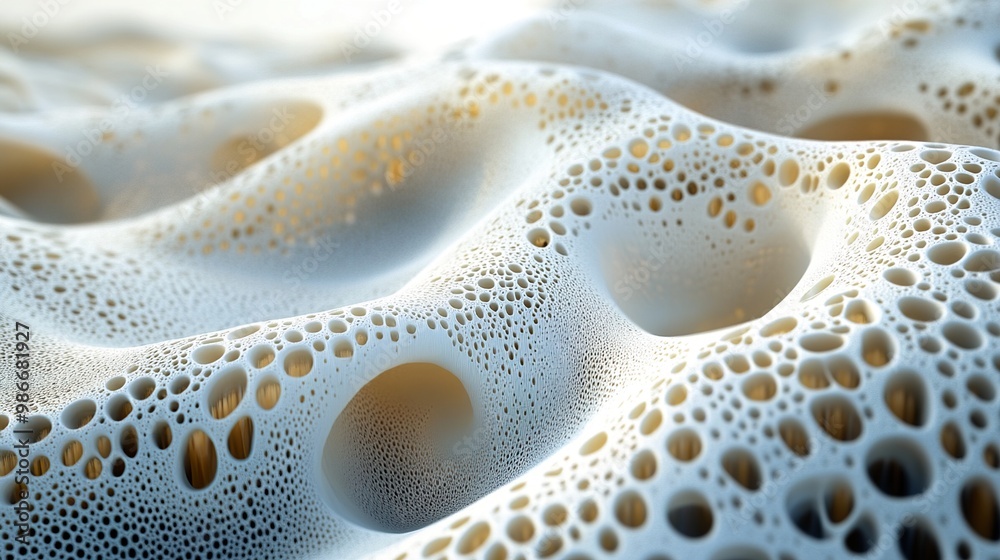 Abstract Foam Texture: Close Up of Bubbles and Patterns Abstract Foam Texture: Close Up of Bubbles and Patterns