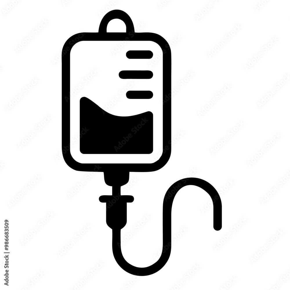 hospital icon IV bag hospital icon IV bag