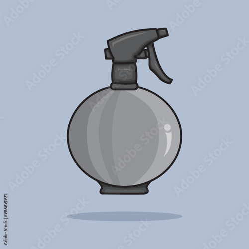 Vector illustration Barber Water Spray. Vector design Spray Bottle. Barber Water Spray Bottle design illustration and icon for website, digital and print