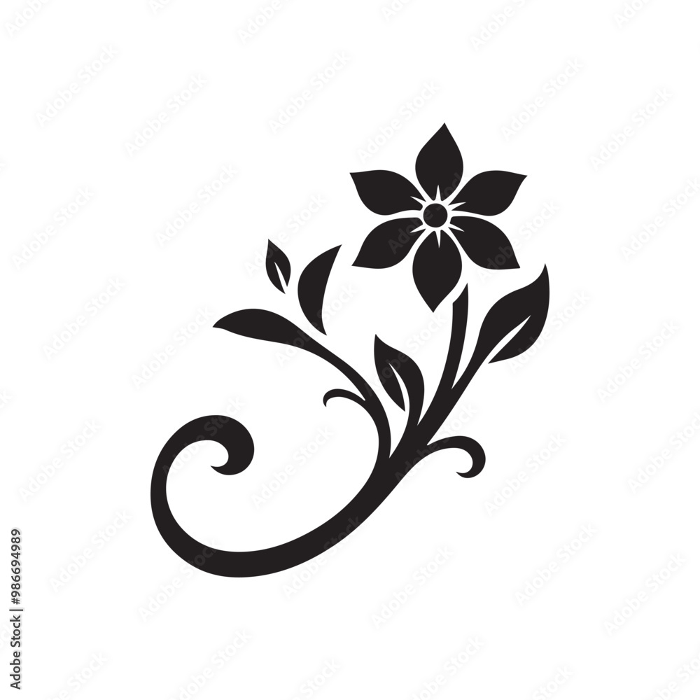 Elegant floral vine with minimalistic flowers and soft leaves, arranged in a seamless horizontal vector design. Ideal for borders, dividers, and nature-themed design elements in any project. Elegant floral vine with minimalistic flowers and soft leaves, arranged in a seamless horizontal vector design. Ideal for borders, dividers, and nature-themed design elements in any project.