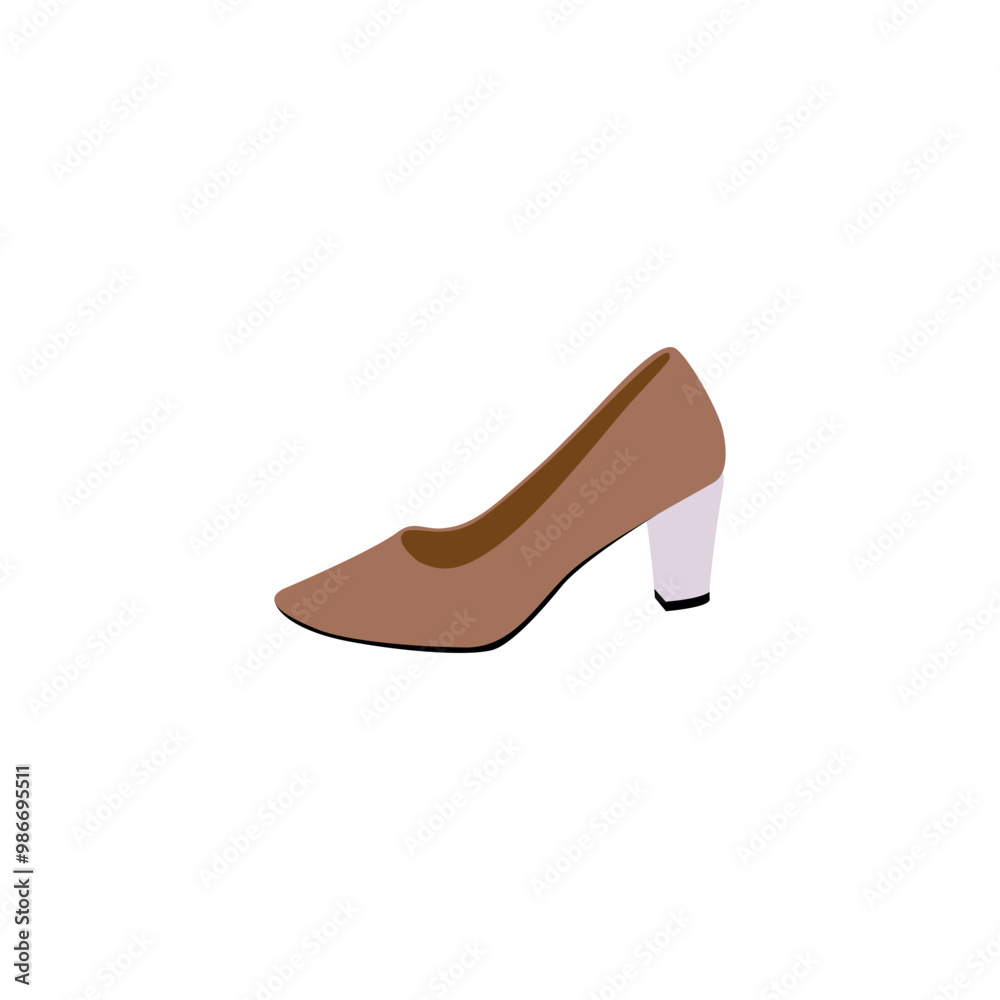 Image of women's heels, vector illustration Image of women's heels, vector illustration