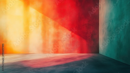 Soft gradient background with vibrant colors and texture, abstract design