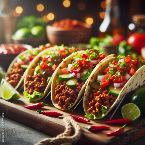 Mexikanische  Tacos photo