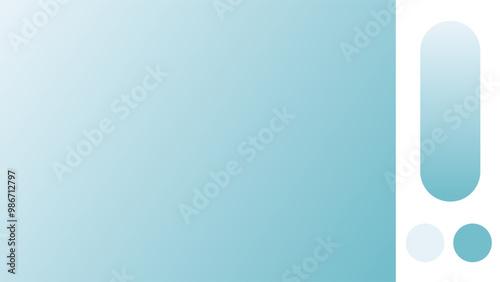 Baby blue and aquamarine gradient background with light blurred pattern. Abstract illustration with gradient blur design. Blurred colored abstract background. Colorful gradient. Vector illustration