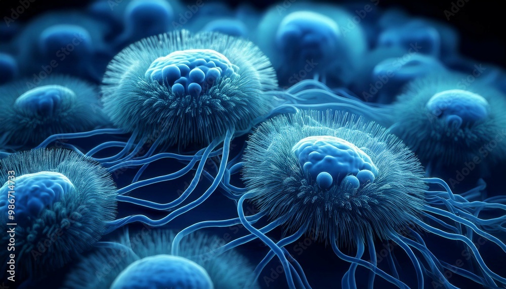 Obraz premium virus in motion