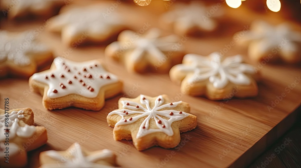 Deliciously decorated star-shaped cookies, perfect for festive celebrations, showcasing delightful icing and holiday spirit. Deliciously decorated star-shaped cookies, perfect for festive celebrations, showcasing delightful icing and holiday spirit.