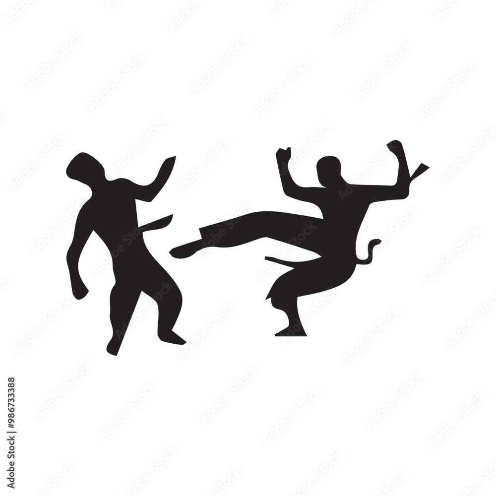 Creative Set Of Illustration Boxing Logo Design Creative Set Of Illustration Boxing Logo Design