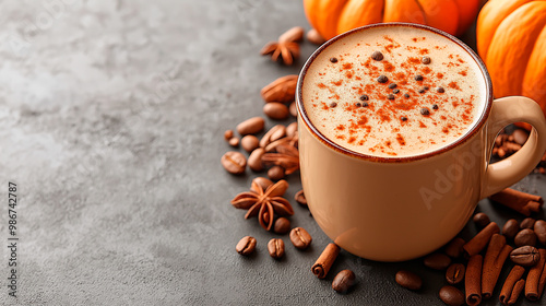 autumn pumpkin coffee	
