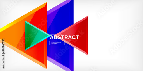 Triangle glass shapes geometric abstract background. Vector Illustration For Wallpaper, Banner, Background, Card, Book Illustration, landing page Free Download Triangle glass shapes geometric abstract background. Vector Illustration For Wallpaper, Banner, Background, Card, Book Illustration, landing page - GFXLoad
